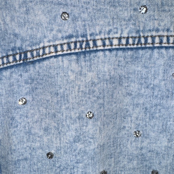 Rhinestone Jean Jacket - Picture 3 of 3